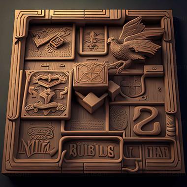 3D model Harry Potter Puzzles Spells game (STL)